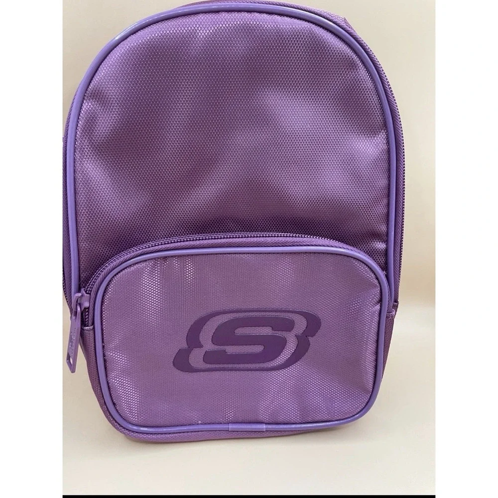 Sketchers Women's Mini Backpack /bag/purse Multiple Pockets Pink One Size New